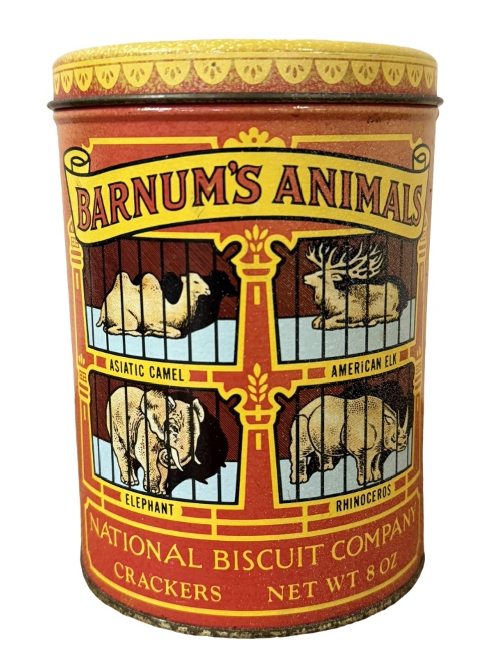 Vintage 1979 Nabisco Barnum’s Animals Crackers 1914 Replica Collector Tin Retro
